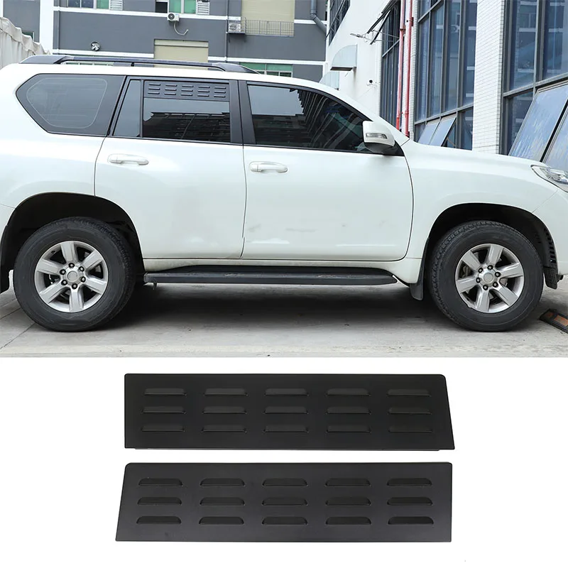 For Toyota Land Cruiser Prado 150 2010-23 Aluminum alloy black car rear ventilation louver ventilation plate sticker accessories
For Toyota Land Cruiser Prado 150 2010-23 Aluminum alloy black car rear ventilation louver ventilation plate sticker accessories