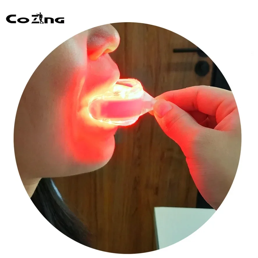 

Teeth Whitening Lamp Built-in 16 Red Lights Home Use Cleaning Oral Care Laser Teeth Whitening Teeth Pain Relief LED Light