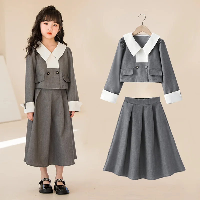 For Girls School Uniform Clothes Collegiate Style Girls Set Dress Casual Contrast Color Kids Skirt Clothes Teenagers' Clothing
For Girls School Uniform Clothes Collegiate Style Girls Set Dress Casual Contrast Color Kids Skirt Clothes Teenagers' Clothing