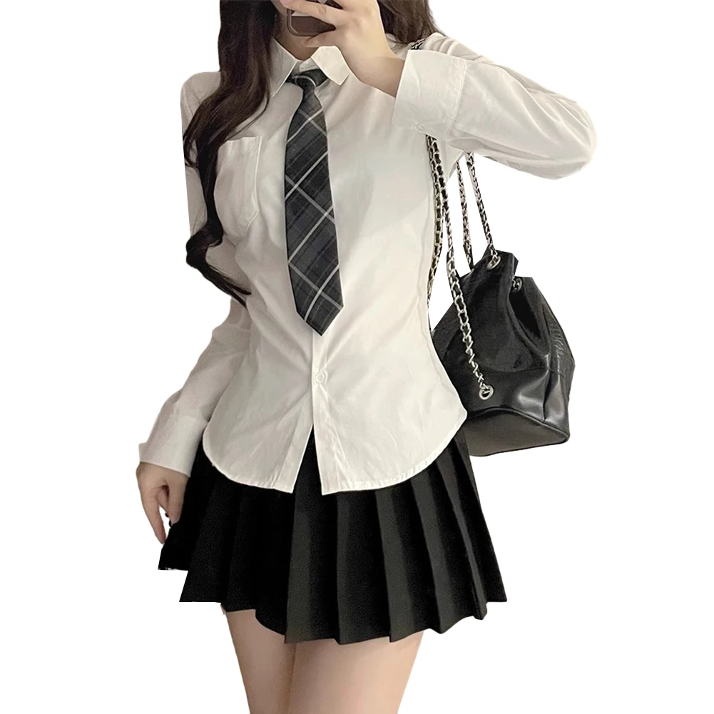 Sexy Shirt Girl Short Sleeve Preppy Style Shirts JK Bandage Slim Fit White Blouse Women Y2k Sweet Bow Tie Neck Blouse Tops
Sexy Shirt Girl Short Sleeve Preppy Style Shirts JK Bandage Slim Fit White Blouse Women Y2k Sweet Bow Tie Neck Blouse Tops