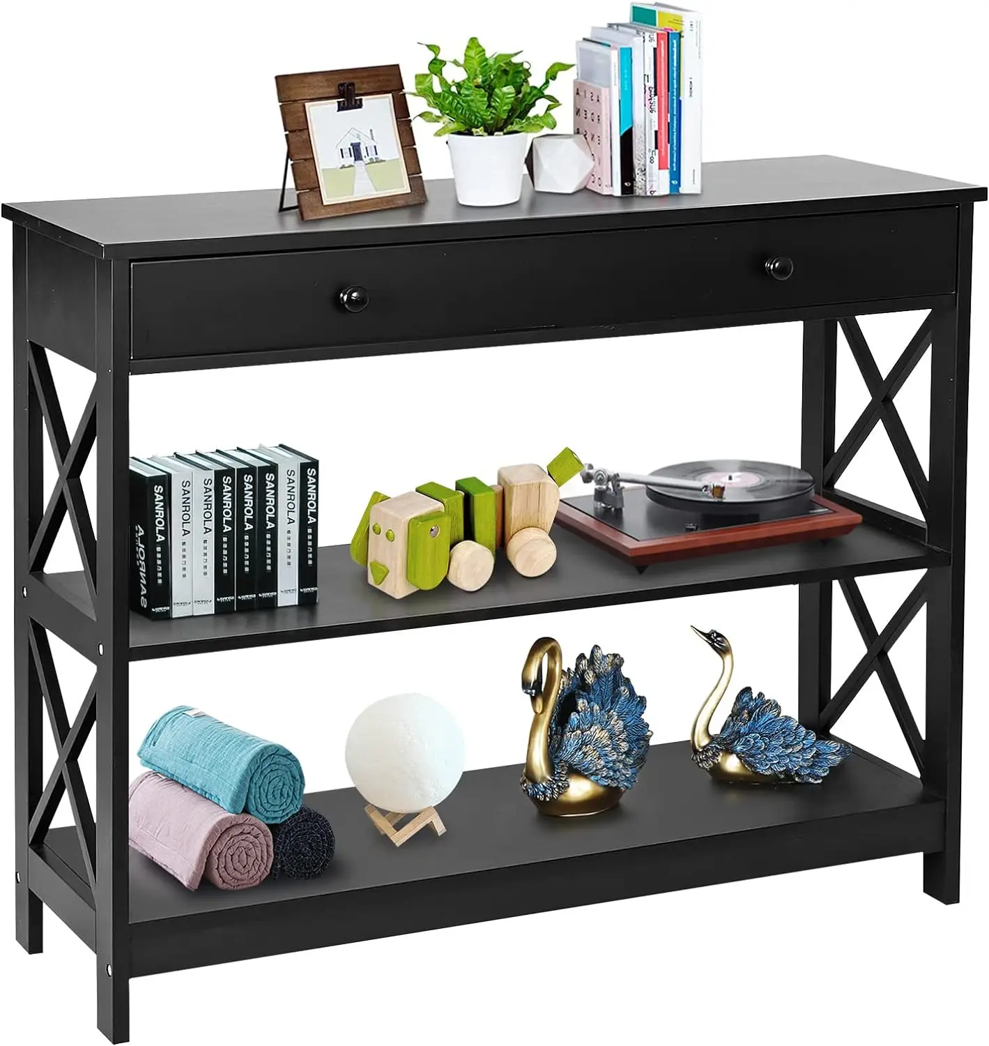 Narrow Console Table with 1 Drawer Storage Shelves, 39 Inch Wood Modern Sofa Table for Entryway Living Room Bedroom Couch Hallwa
Narrow Console Table with 1 Drawer Storage Shelves, 39 Inch Wood Modern Sofa Table for Entryway Living Room Bedroom Couch Hallwa