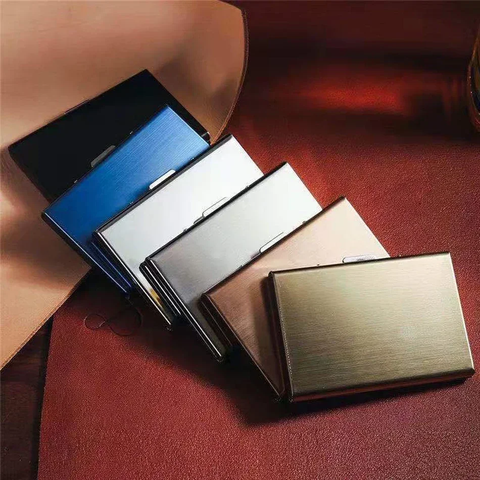 Multifunctional Stainless Steel Bank Credit Card Slot Case Anti-theft Anti-Magnetic Metal Organ RFID Card Holder Business Gift
Multifunctional Stainless Steel Bank Credit Card Slot Case Anti-theft Anti-Magnetic Metal Organ RFID Card Holder Business Gift