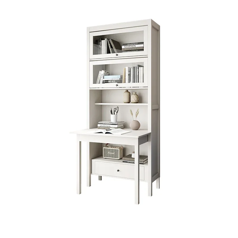 Qf Desk Bookshelf Integrated Student Computer Desk Foldable Desk Bedroom Bookcase
Qf Desk Bookshelf Integrated Student Computer Desk Foldable Desk Bedroom Bookcase