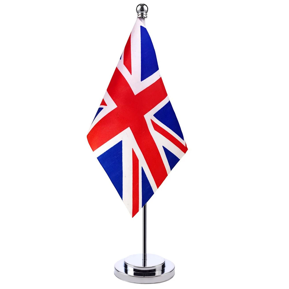 14x21cm Mini The Union Jack Banner Meeting Boardroom Table Desk Stand The British Flag United Kingdom Sign
14x21cm Mini The Union Jack Banner Meeting Boardroom Table Desk Stand The British Flag United Kingdom Sign