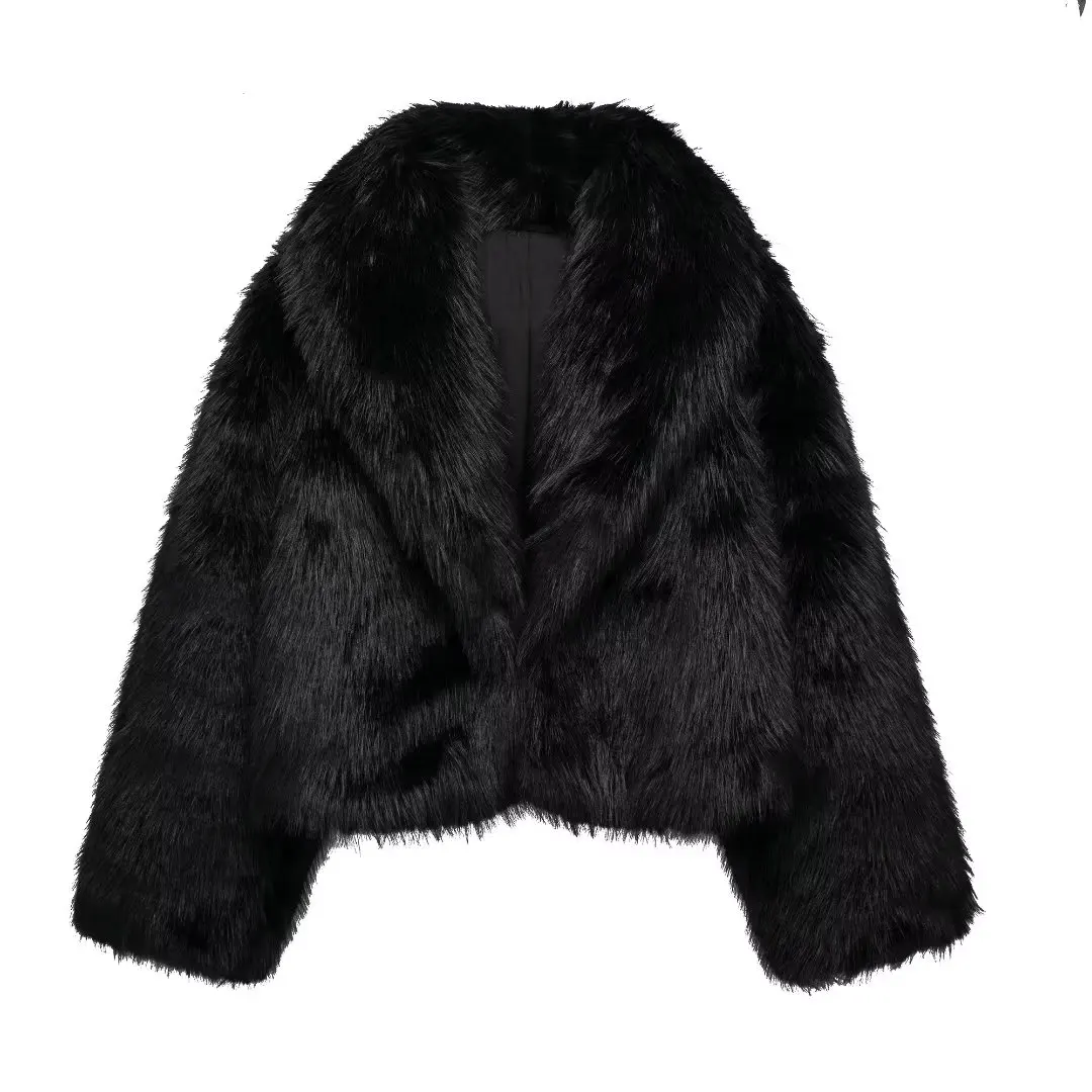 Women 2023 New Fashion Faux Fur Effect Thick Short Jacket Coat Vintage Long Sleeve All-Match Casual Female Outerwear Chic Tops
Women 2023 New Fashion Faux Fur Effect Thick Short Jacket Coat Vintage Long Sleeve All-Match Casual Female Outerwear Chic Tops