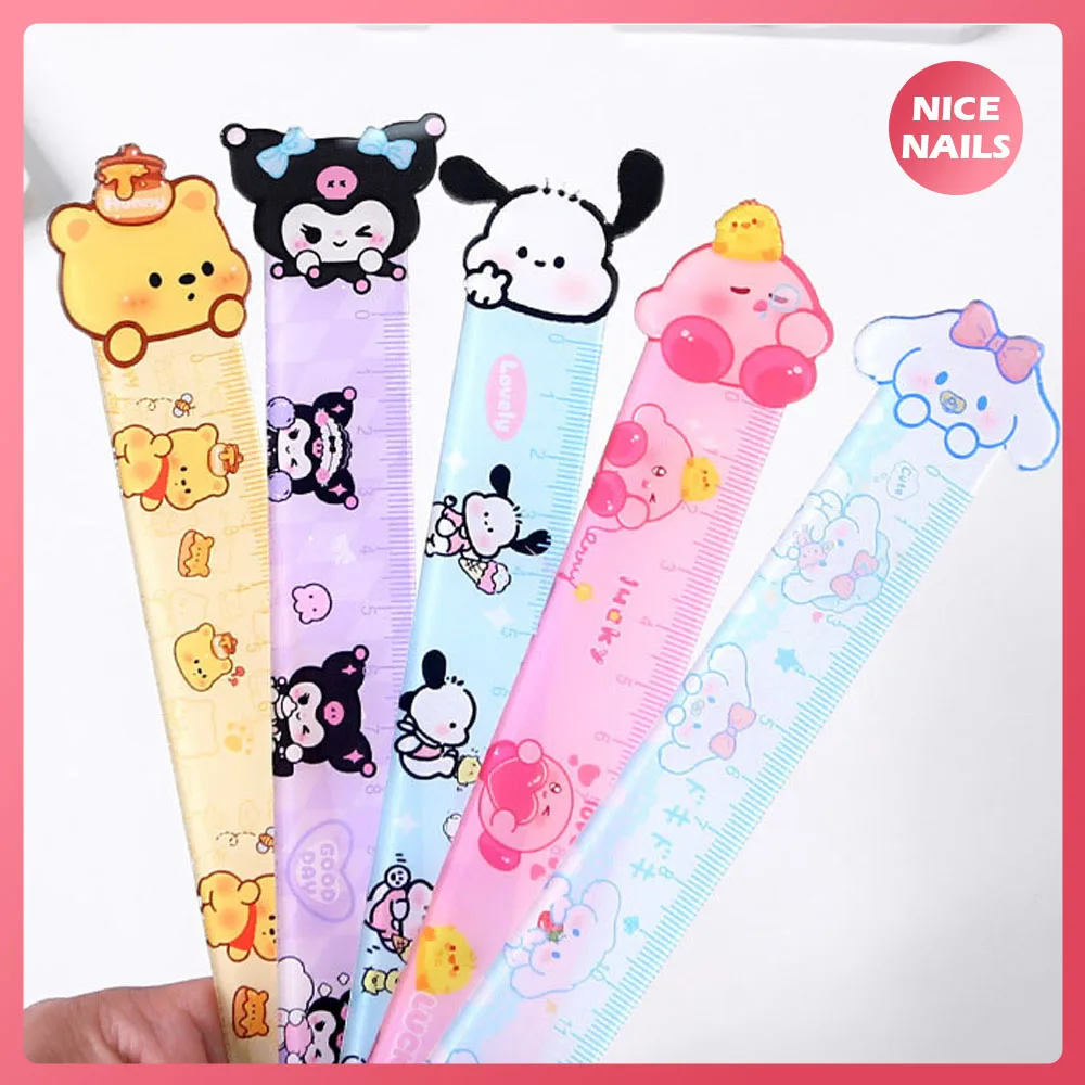 15Cm Sanrios Cute Stationery Straightedge Kuromi Cinnamoroll Candy Color Student Study Supplies Stationeries Ruler Painting Tool
15Cm Sanrios Cute Stationery Straightedge Kuromi Cinnamoroll Candy Color Student Study Supplies Stationeries Ruler Painting Tool