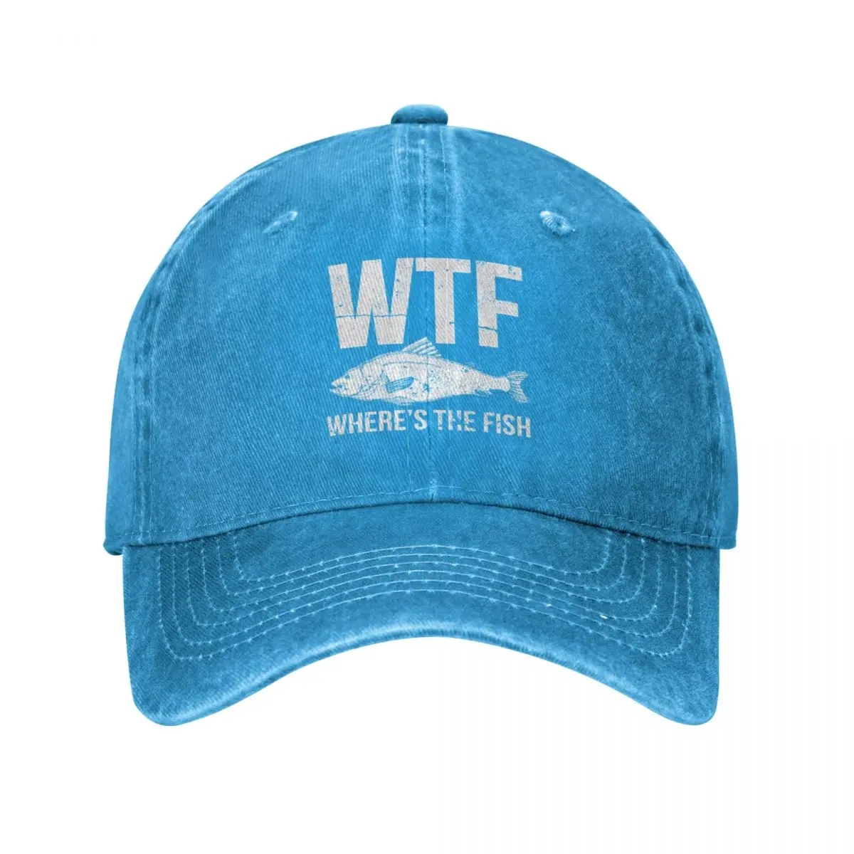 WTF Where's The Fish Baseball Cap Sports Caps Anime Man Cap Women'S 
WTF Where's The Fish Baseball Cap Sports Caps Anime Man Cap Women'S