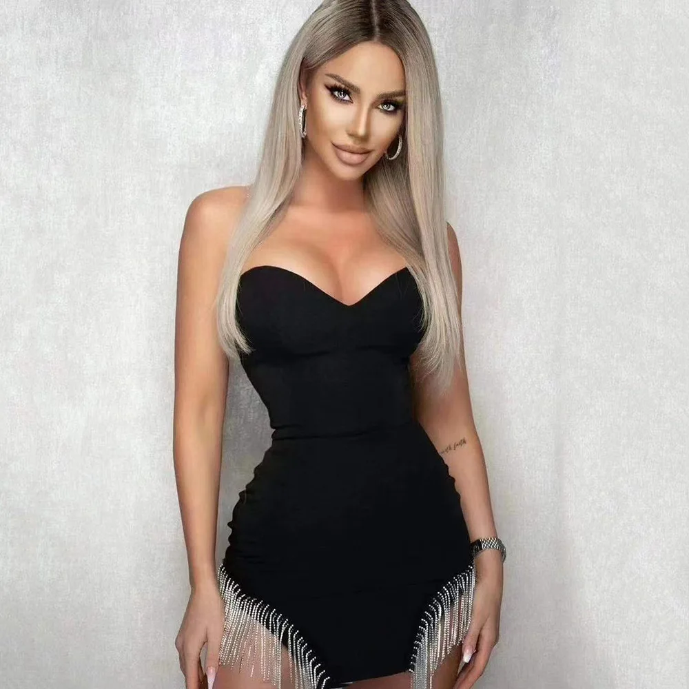 New Summer Diamond Tassel Bandage Dress Vestidos De Fiesta Elegantes Para Mujer 2023 Wedding Birthday Evening Party Club Dresses
New Summer Diamond Tassel Bandage Dress Vestidos De Fiesta Elegantes Para Mujer 2023 Wedding Birthday Evening Party Club Dresses