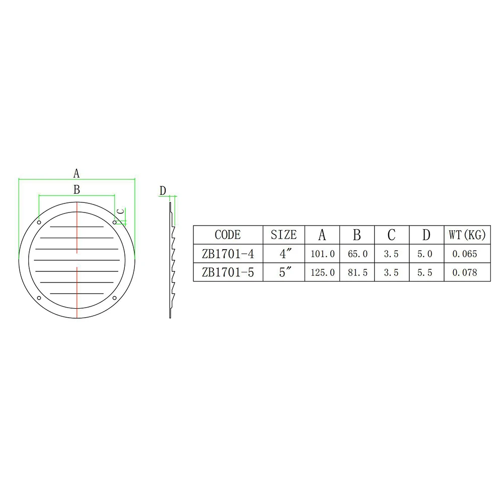 316 Stainless Steel Louvre Air Vent Grille Cover Metal Duct Ventilation Louver Mesh Hole Plug Decoration Cover
316 Stainless Steel Louvre Air Vent Grille Cover Metal Duct Ventilation Louver Mesh Hole Plug Decoration Cover