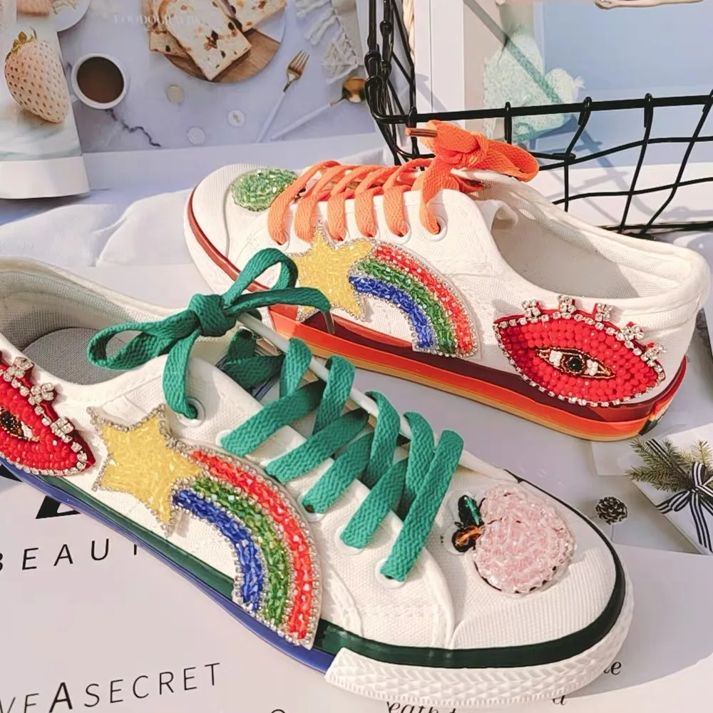2022 New Women Comfortable Denim Canvas Flats Vulcanized Designer style Female Fashion Lace-up Sneakers Ladies Casual Shoes
2022 New Women Comfortable Denim Canvas Flats Vulcanized Designer style Female Fashion Lace-up Sneakers Ladies Casual Shoes