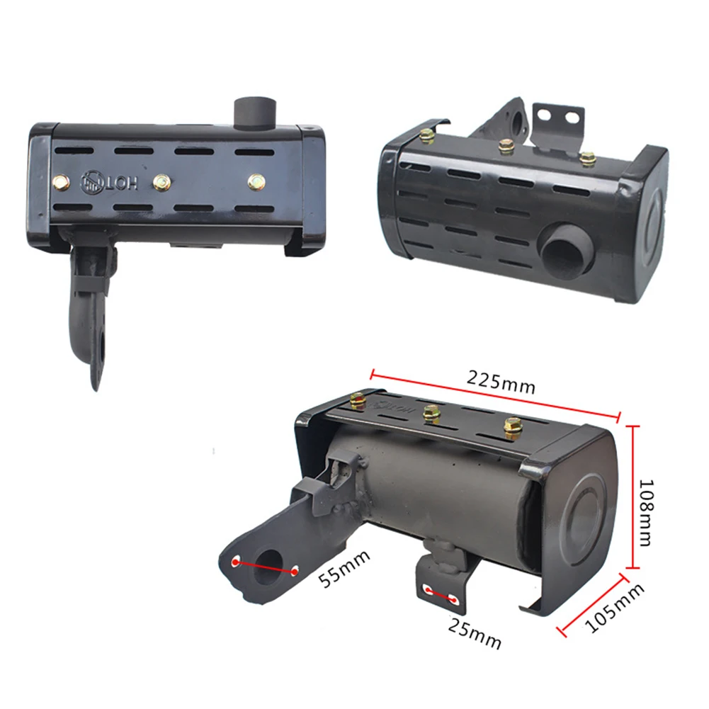 170F178F186F192F Exhaust Silencer Muffler Aluminum Alloy Generator Muffler High Quality Rust-resistant Generators Accessories
170F178F186F192F Exhaust Silencer Muffler Aluminum Alloy Generator Muffler High Quality Rust-resistant Generators Accessories