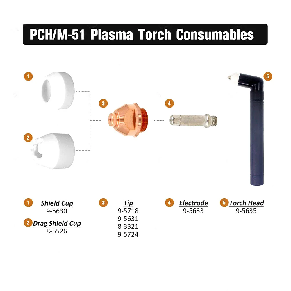 10PCS Plasma Torch Electrodes NozzlePlasma Cutter Welding Tools Consumable Accessories WSP-10041 For PCH-51 3XRTM 4XITM 5XRTM
10PCS Plasma Torch Electrodes NozzlePlasma Cutter Welding Tools Consumable Accessories WSP-10041 For PCH-51 3XRTM 4XITM 5XRTM