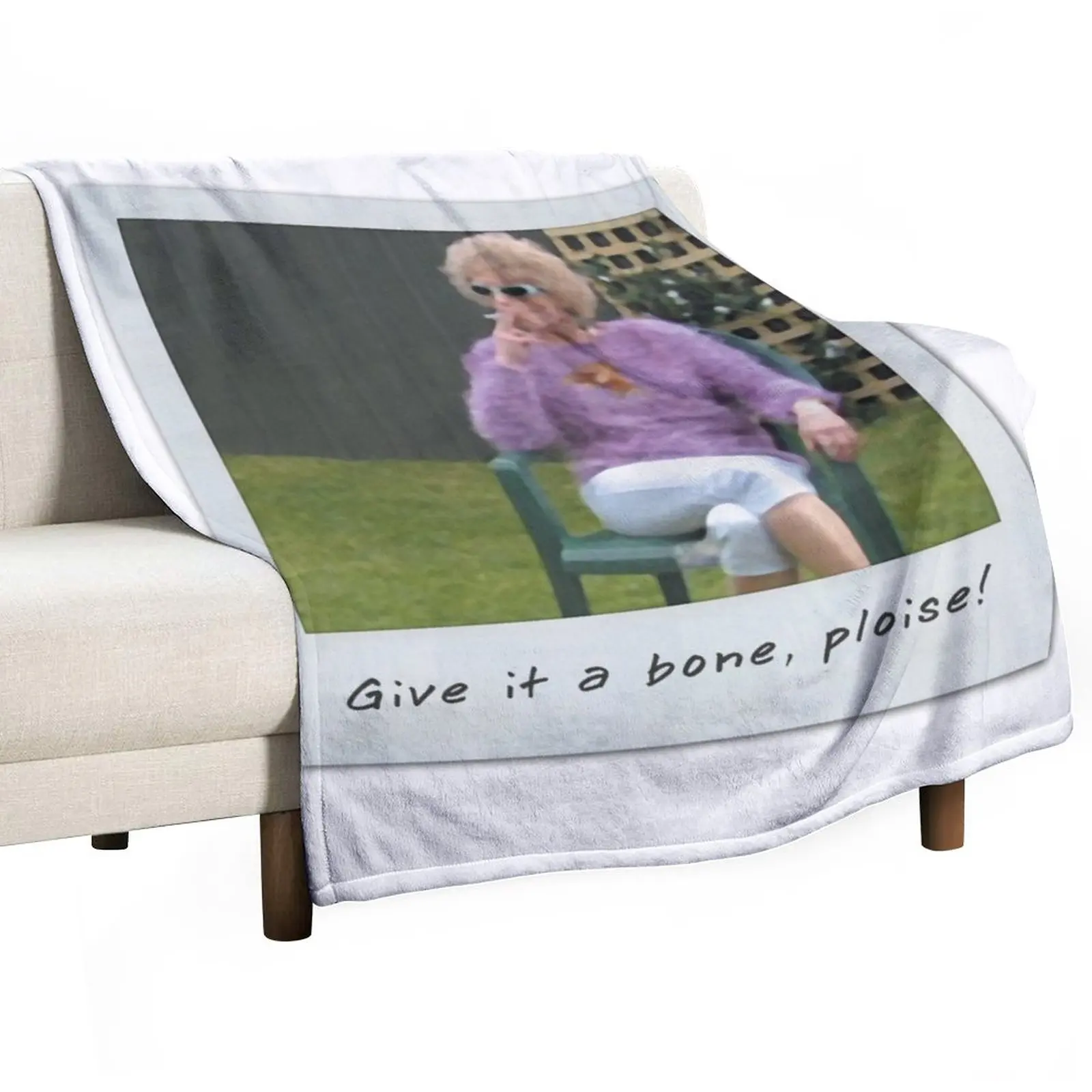 

Give it a bone, ploise! - Kath & Kim Throw Blanket Thermal Blankets For Travel manga Decorative Throw Blanket