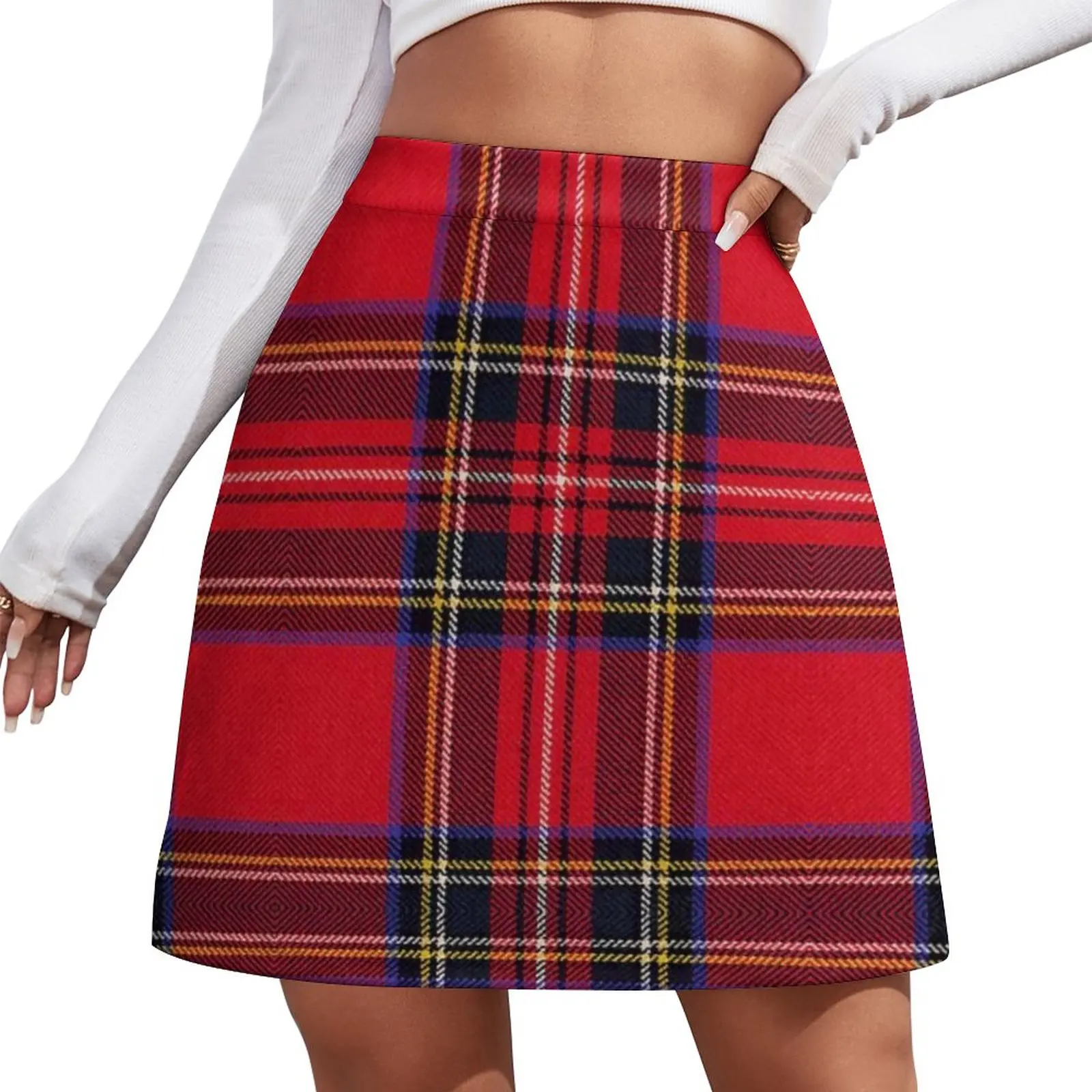 

Royal Stewart Tartan Mini Skirt skirts for womens 2023 skirt set