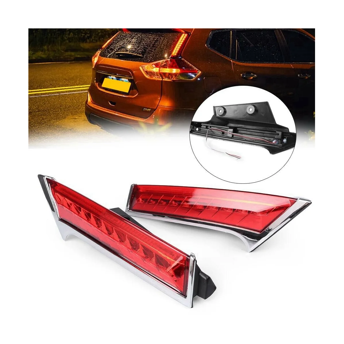 Rear Window Column Light Brake Light Rear Tail Light Without Steering Function Car for Kizashi Rogue 2014-2019
Rear Window Column Light Brake Light Rear Tail Light Without Steering Function Car for Kizashi Rogue 2014-2019