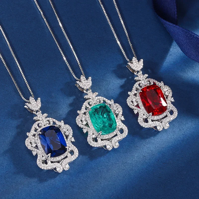 Retro Emerald Red Jade Oval Crystal Pendant Necklace Women Jewelry Luxurious Elegance Zircon Gemstone Pendant Wedding Party Gift
Retro Emerald Red Jade Oval Crystal Pendant Necklace Women Jewelry Luxurious Elegance Zircon Gemstone Pendant Wedding Party Gift