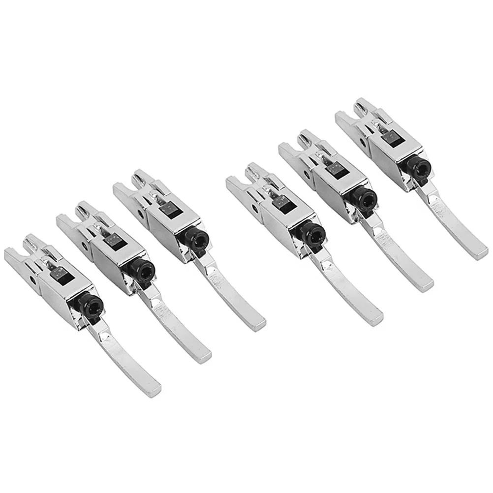 6 Pcs Vintage Locked String Saddles Electric Guitar Tremolo Bridge Double Locking System for Electric Guitar Parts Accessories
6 Pcs Vintage Locked String Saddles Electric Guitar Tremolo Bridge Double Locking System for Electric Guitar Parts Accessories