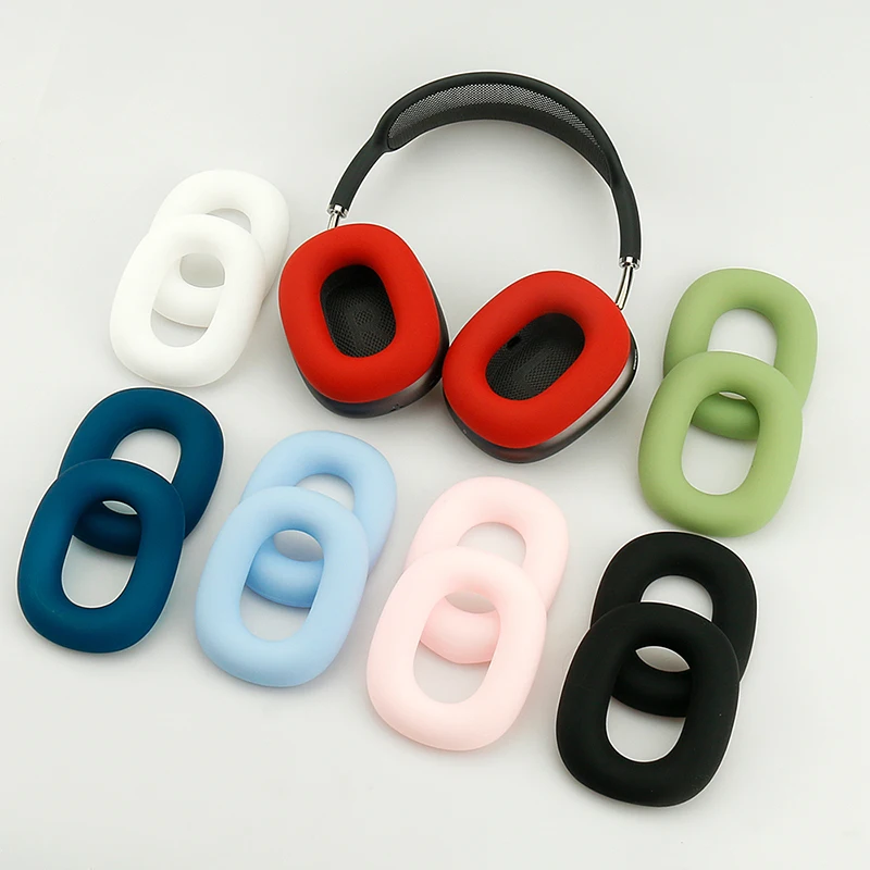 

For AirPods Max Replacement Silicone Ear Pads Cushion Cover Headphone EarPads Earmuff Protective Case Sleeve Headset Accessory