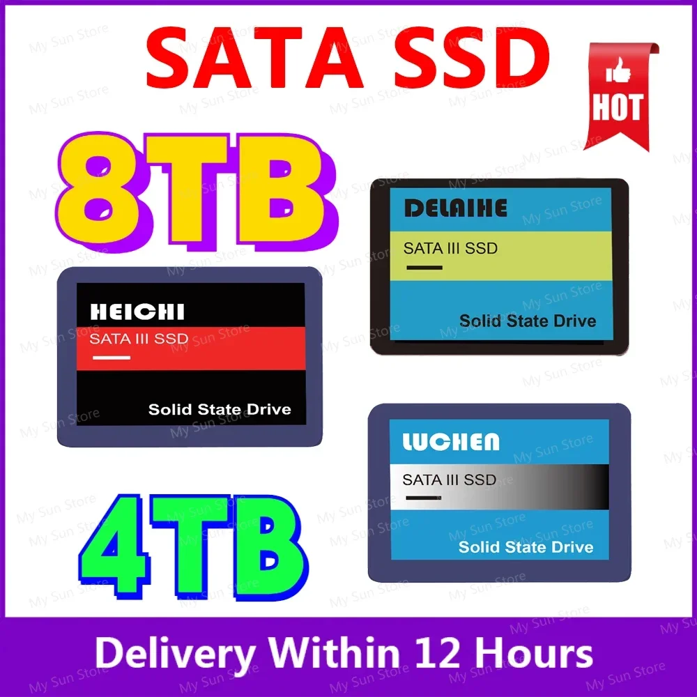 

Portable 100% Original Blue 256TB Internal Solid State Disque 2TB 4TB 8TB 3D NAND SATA3 2.5" SSD for Laptop NoteBook PC PS4/PS5