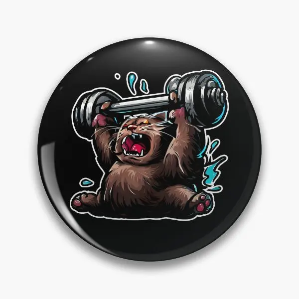 Funny Kitten Cat Lifting Weights At The Soft Button Pin Funny Creative Collar Lapel Pin Metal Women Cartoon Brooch Cute Decor
Funny Kitten Cat Lifting Weights At The Soft Button Pin Funny Creative Collar Lapel Pin Metal Women Cartoon Brooch Cute Decor
