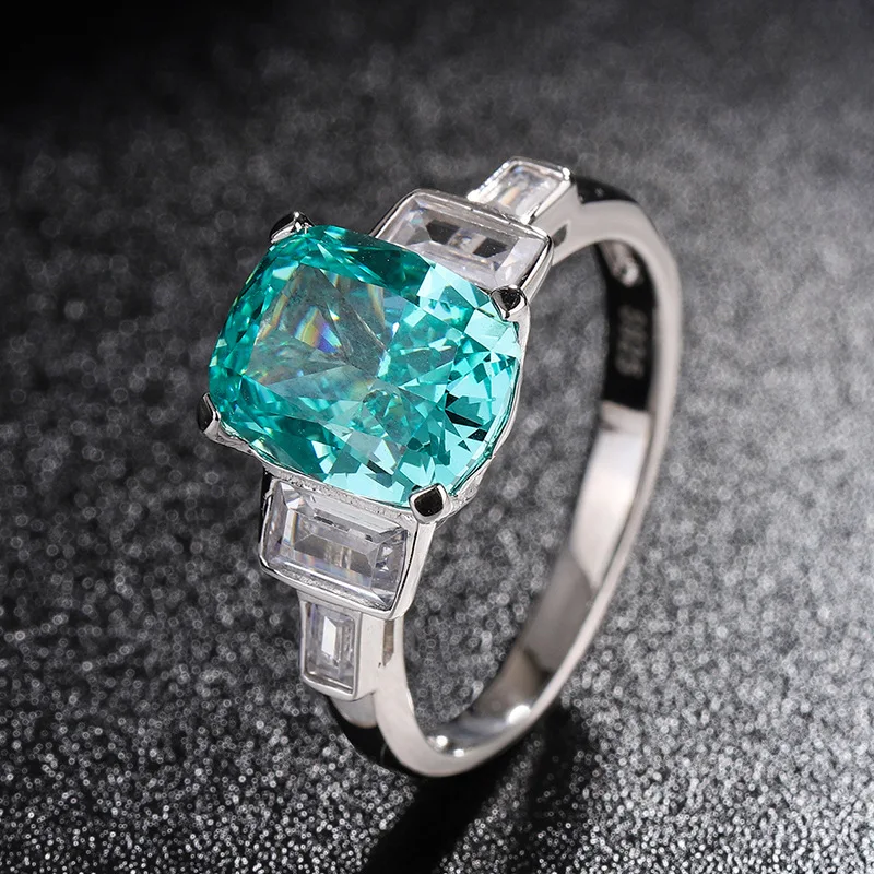 2024 New Luxury 925 Sterling Silver Sea Blue Synthetic Gemstone Rings for Women Gemstone Wedding Party Fine Jewelry Gift
2024 New Luxury 925 Sterling Silver Sea Blue Synthetic Gemstone Rings for Women Gemstone Wedding Party Fine Jewelry Gift