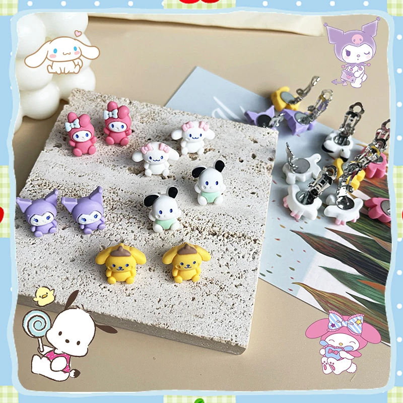 Sanrioed Earrings Kawaii Ear Decoration Cartoon Ear Studs Anime Pochacco Cinnamoroll My Melody Stylish Girls Gift Lovely Cute
Sanrioed Earrings Kawaii Ear Decoration Cartoon Ear Studs Anime Pochacco Cinnamoroll My Melody Stylish Girls Gift Lovely Cute