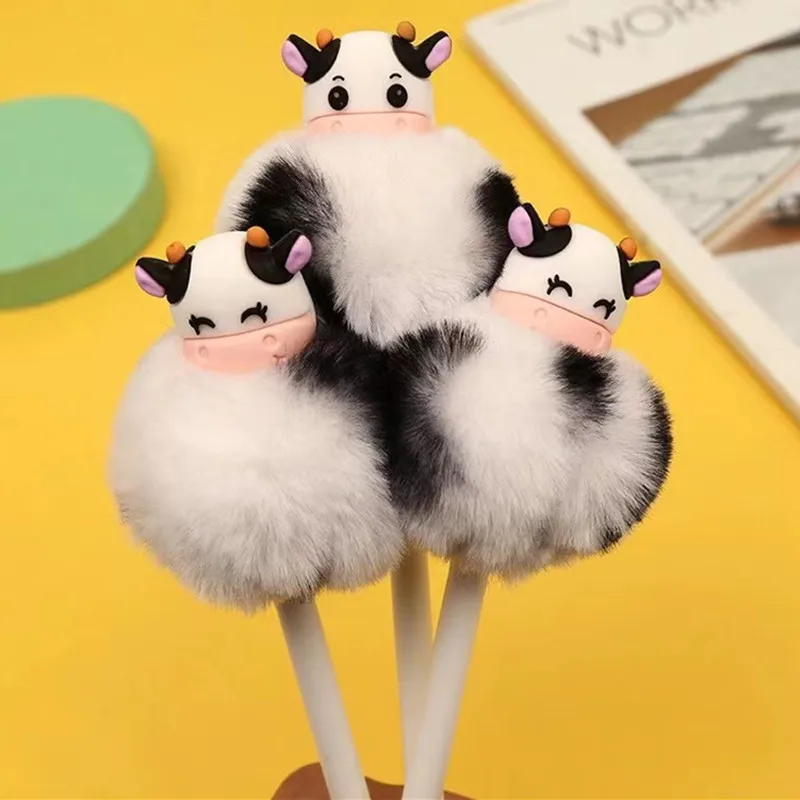 20Pcs Winter Warm Plush Ball Cow Head Mechanical Gel Ink Pens Cute School Office Writing Supplies Stationery Gift Prizes
20Pcs Winter Warm Plush Ball Cow Head Mechanical Gel Ink Pens Cute School Office Writing Supplies Stationery Gift Prizes