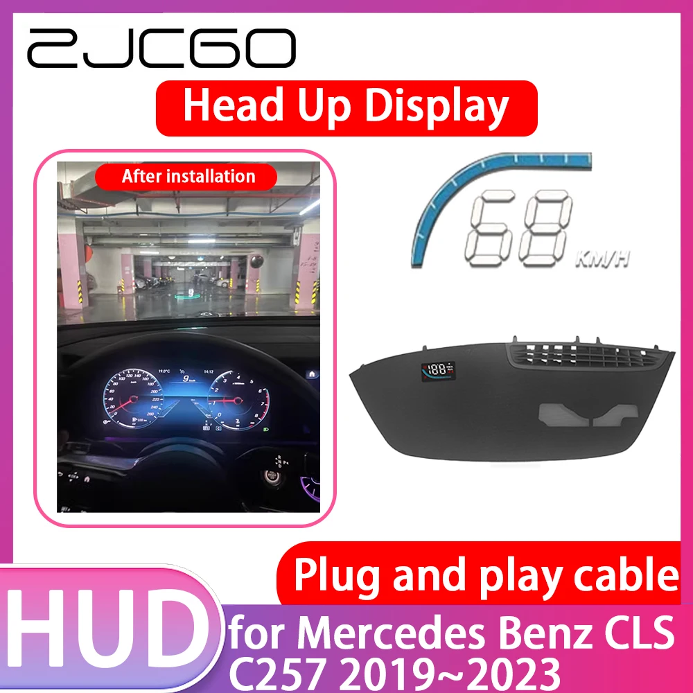 ZJCGO Car Special Hidden HUD Head Up Display Speedometer Speed Projector Alarm for Mercedes Benz CLS C257 2019~2023
ZJCGO Car Special Hidden HUD Head Up Display Speedometer Speed Projector Alarm for Mercedes Benz CLS C257 2019~2023