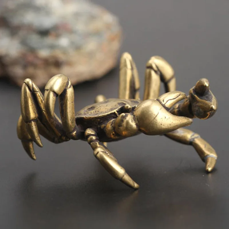 1*Solid Copper Crab Handmade Crafts Ornaments Figurines Small Statue Figurine Miniature Home Office Desk Decoration
1*Solid Copper Crab Handmade Crafts Ornaments Figurines Small Statue Figurine Miniature Home Office Desk Decoration