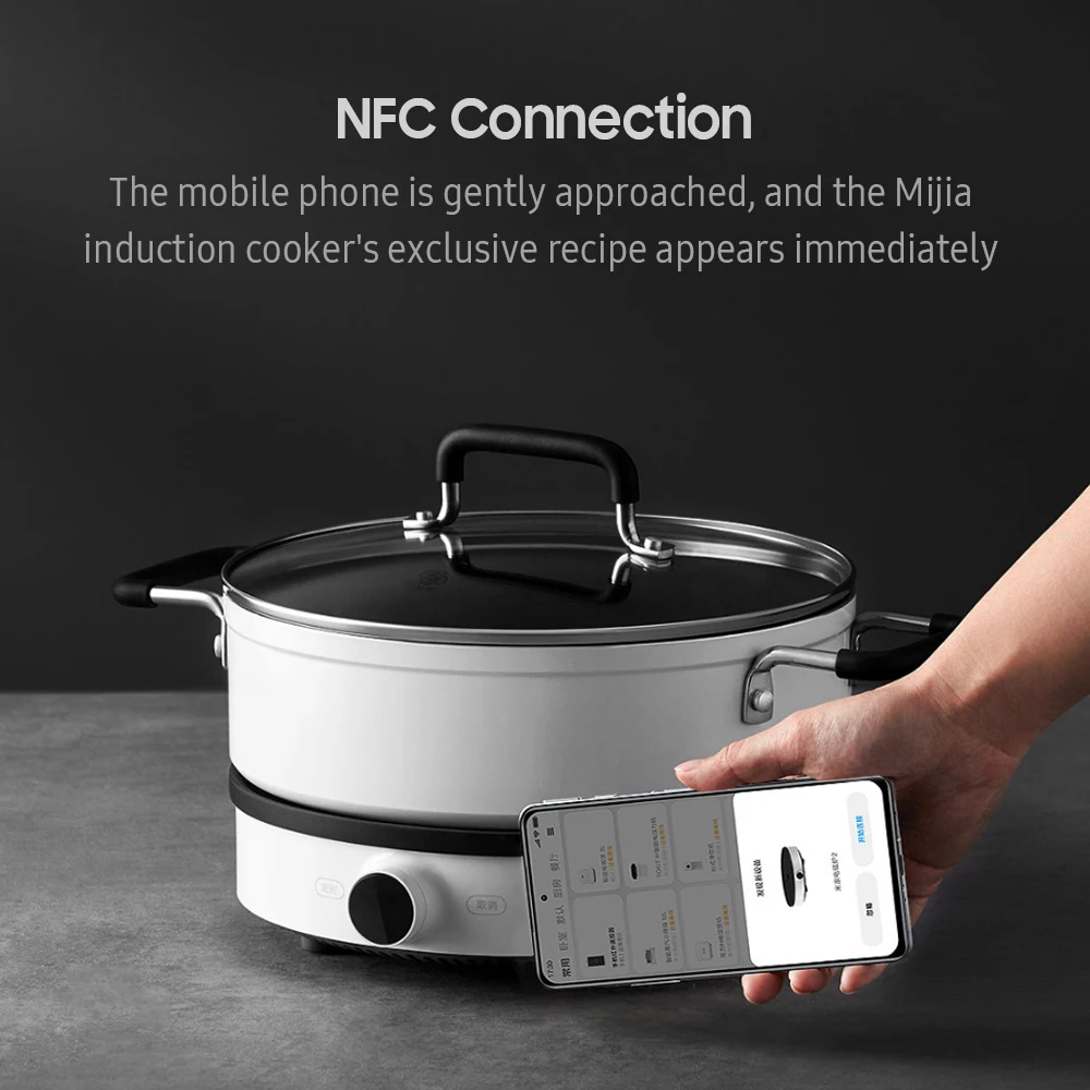 Xiaomi Electric Induction Cooker 2 Adjustable Heat 99Levels Flames Multifunctional OLED Screen Work with Mi Home APP
Xiaomi Electric Induction Cooker 2 Adjustable Heat 99Levels Flames Multifunctional OLED Screen Work with Mi Home APP