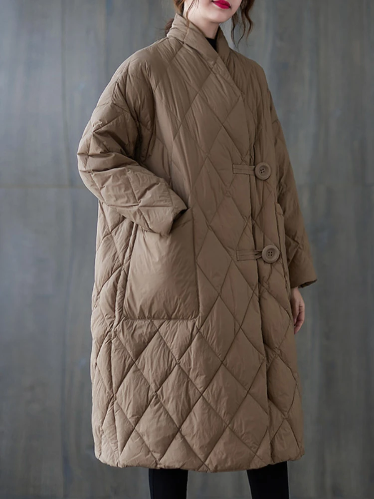 New in Coat Women Winter Jacket Winter Clothes Women Long Thin Cotton Jacket Quilted Jacket Elegant Loose Comfortable Outerwears
New in Coat Women Winter Jacket Winter Clothes Women Long Thin Cotton Jacket Quilted Jacket Elegant Loose Comfortable Outerwears