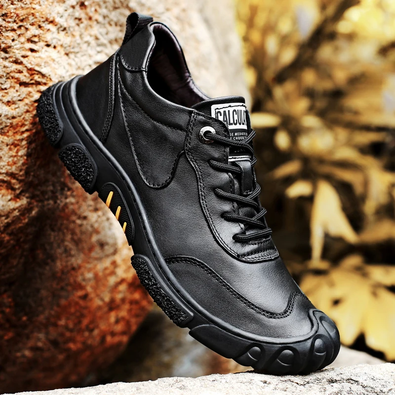 Classics Men Outdoor Shoes Breathable Genuine Leather Men's Casual Shoes Leisure Sneakers Men Fashion Handmade Hiking Shoes Man
Classics Men Outdoor Shoes Breathable Genuine Leather Men's Casual Shoes Leisure Sneakers Men Fashion Handmade Hiking Shoes Man