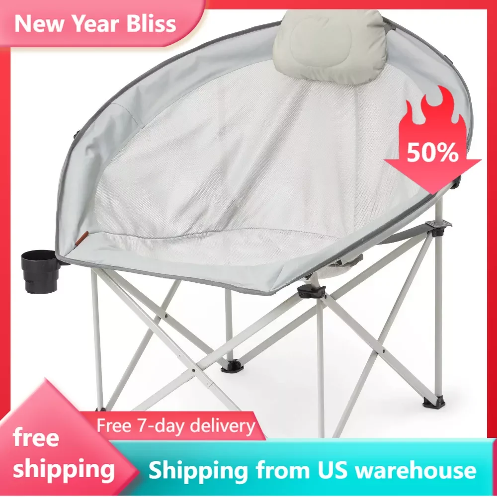 Oversized Cozy Camp Chair - Gray Free Shipping Portable Folding Chairs Camping Supplies Outdoor Furniture Beach Foldable Fishing
Oversized Cozy Camp Chair - Gray Free Shipping Portable Folding Chairs Camping Supplies Outdoor Furniture Beach Foldable Fishing