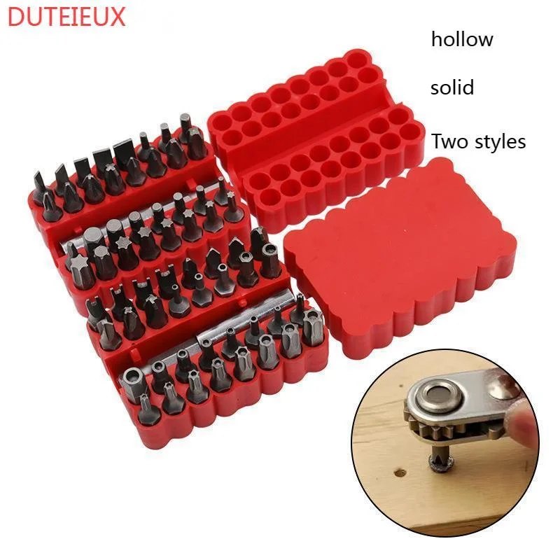 Набор из 33 предметов шестигранной отвертки, Набор комбинированных головок, плоские отвертки с прорезью и крестом, подходит для ручных электрических и пневматических работ
Набор из 33 предметов шестигранной отвертки, Набор комбинированных головок, плоские отвертки с прорезью и крестом, подходит для ручных электрических и пневматических работ