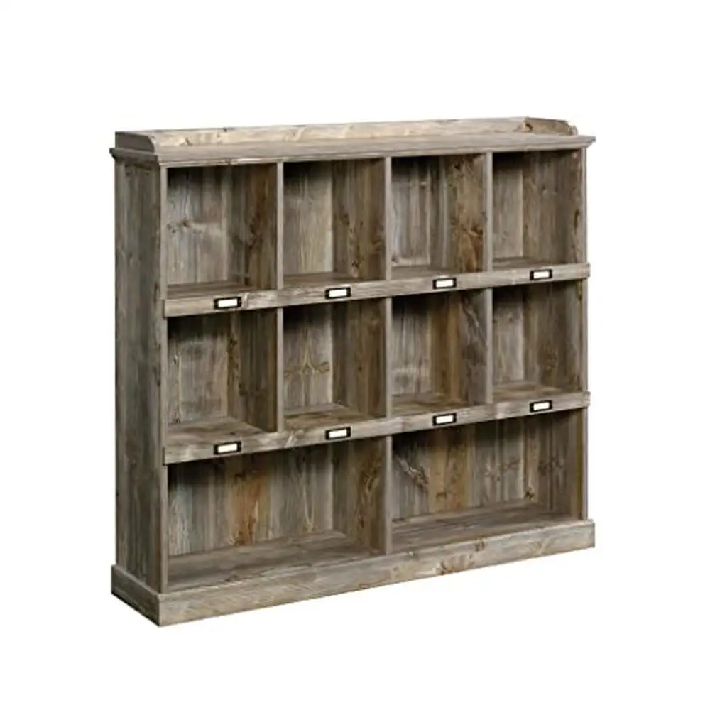 Rustic Cedar Finish Bookcase Organizer Shelf with Cubbyhole Storage & Gallery Display Durable Recycled Wood Ideal Office Living
Rustic Cedar Finish Bookcase Organizer Shelf with Cubbyhole Storage & Gallery Display Durable Recycled Wood Ideal Office Living