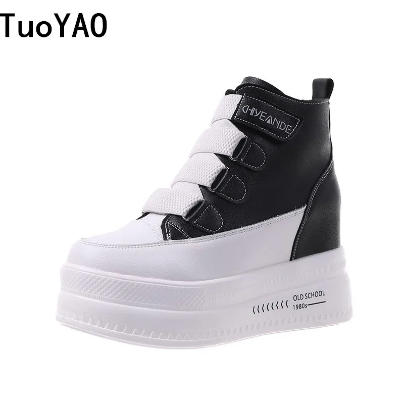 Women High Top Sneakers Platform Breathable Leather Shoes 2022 Autumn Ladies Wedges Casual Shoes For Woman Sports Dad Shoes 8CM
Women High Top Sneakers Platform Breathable Leather Shoes 2022 Autumn Ladies Wedges Casual Shoes For Woman Sports Dad Shoes 8CM