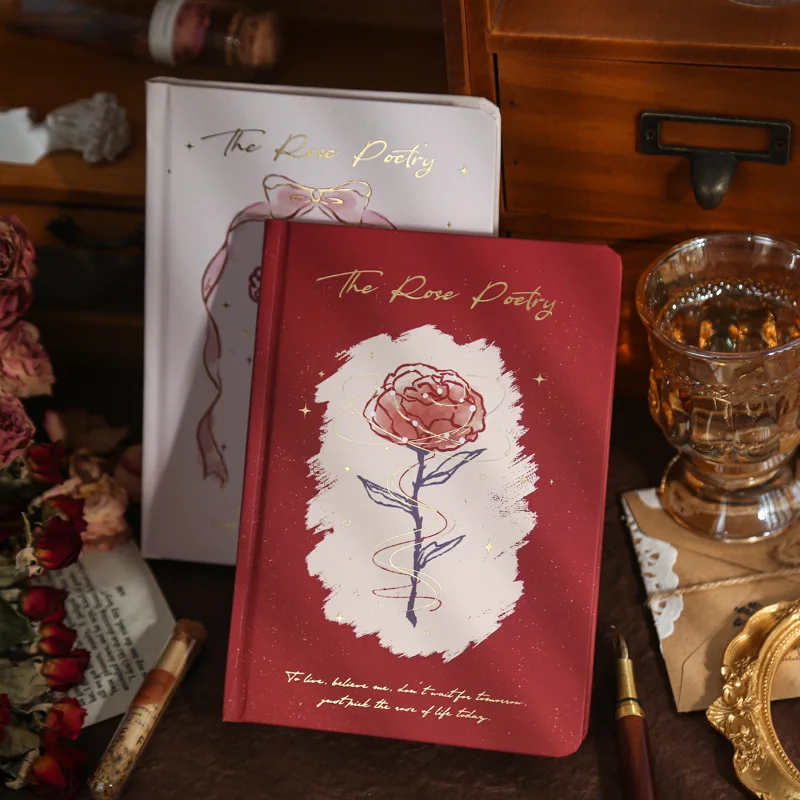 Hardface Hardcover Notebook Rose Epic Series Small Fresh Hand Painted Plant Floral Illustration Notebook Stationery School
Hardface Hardcover Notebook Rose Epic Series Small Fresh Hand Painted Plant Floral Illustration Notebook Stationery School