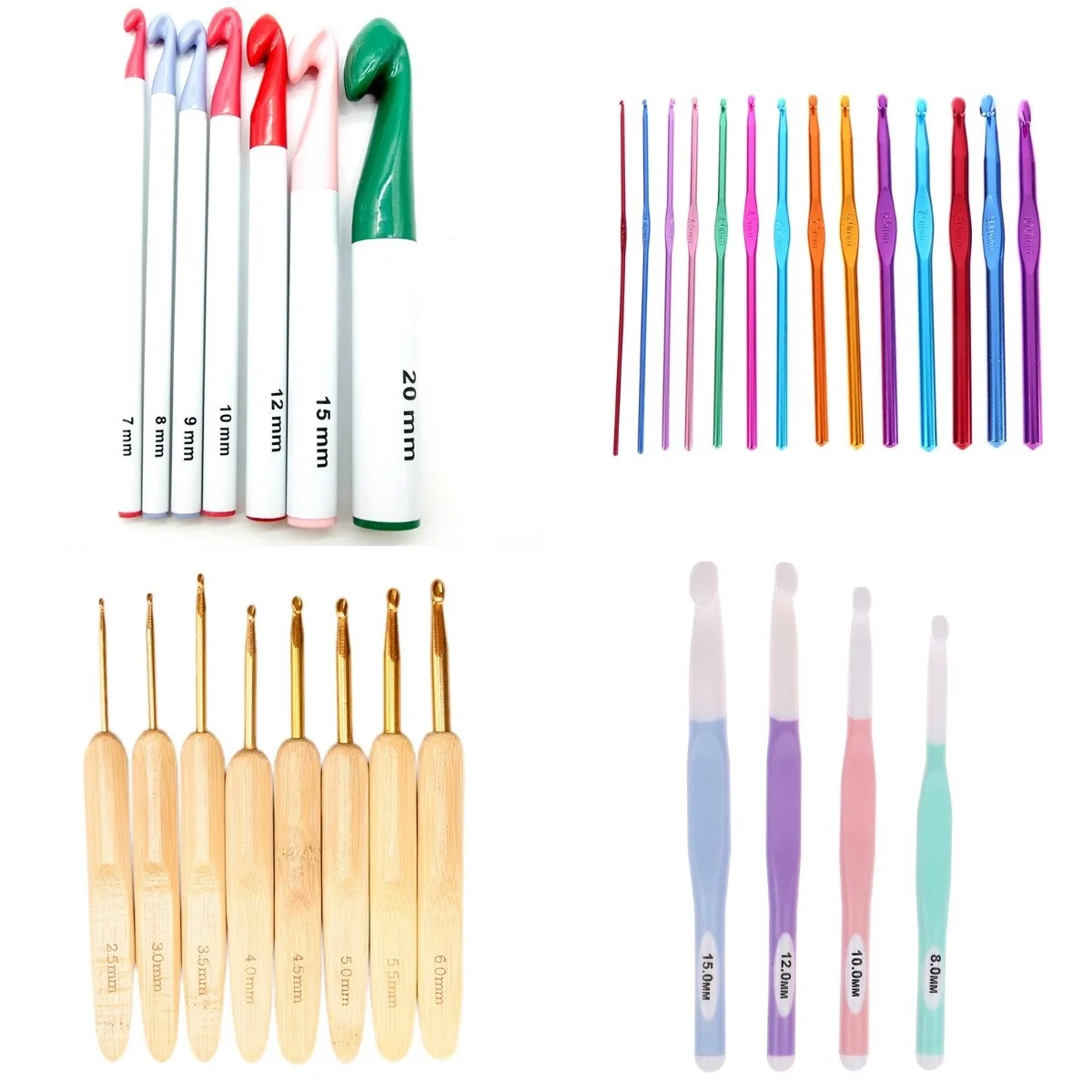 1/6/7/8pc Multiple Sizes Plastic Crochet Hook Crochet Needle Knitting Needles Thick Wool Weave Yarn Craft Knitting Tool DIYCraft
1/6/7/8pc Multiple Sizes Plastic Crochet Hook Crochet Needle Knitting Needles Thick Wool Weave Yarn Craft Knitting Tool DIYCraft