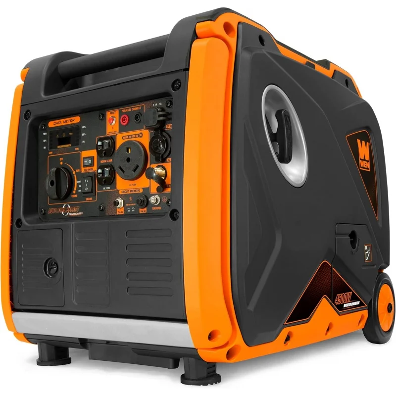 WEN DF451i Super Quiet 4500-Watt Electric Start Dual Fuel RV-Ready Portable Inverter Generator with Fuel Shut-Off
WEN DF451i Super Quiet 4500-Watt Electric Start Dual Fuel RV-Ready Portable Inverter Generator with Fuel Shut-Off