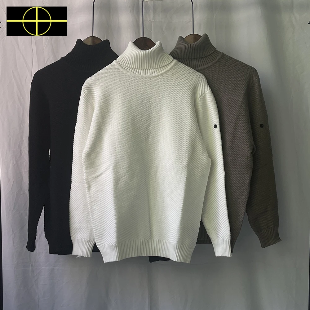 High Quality Turtleneck Sweaters Men Sleeve Cross Embroidery Knitted Sweaters Men Women Badge Pullovers Men
High Quality Turtleneck Sweaters Men Sleeve Cross Embroidery Knitted Sweaters Men Women Badge Pullovers Men
