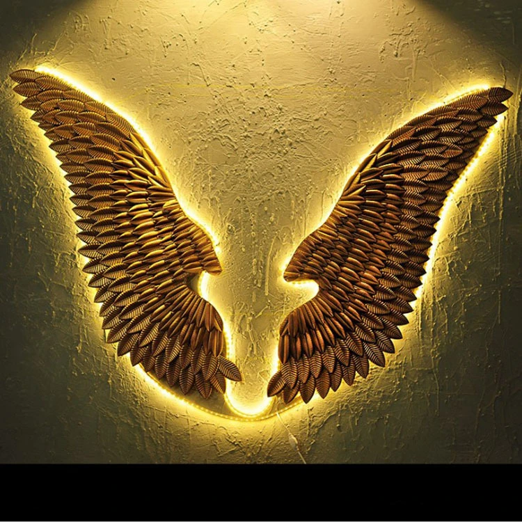 Retro Iron Wing Bar Internet Cafe Coffee Decoration Restaurant 3D Wall Hanging Industrial Style Room Decoration Accessories 
Retro Iron Wing Bar Internet Cafe Coffee Decoration Restaurant 3D Wall Hanging Industrial Style Room Decoration Accessories