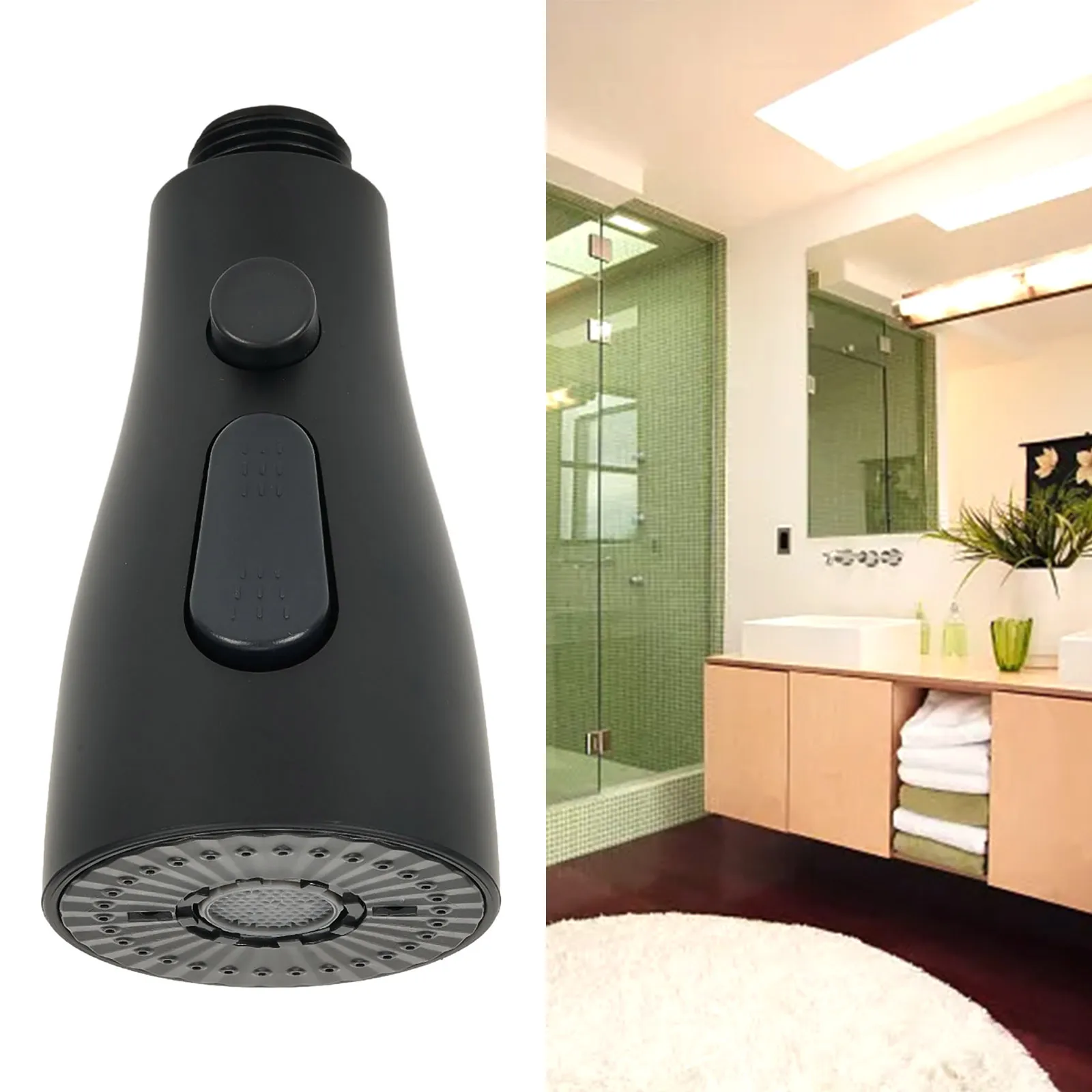 1pc ABS Water-saving Pull Out Spray Shower Head Setting Kitchen Spare Replacement Tap Sprayer 3 Modes Universal 1/2" Connection
1pc ABS Water-saving Pull Out Spray Shower Head Setting Kitchen Spare Replacement Tap Sprayer 3 Modes Universal 1/2" Connection