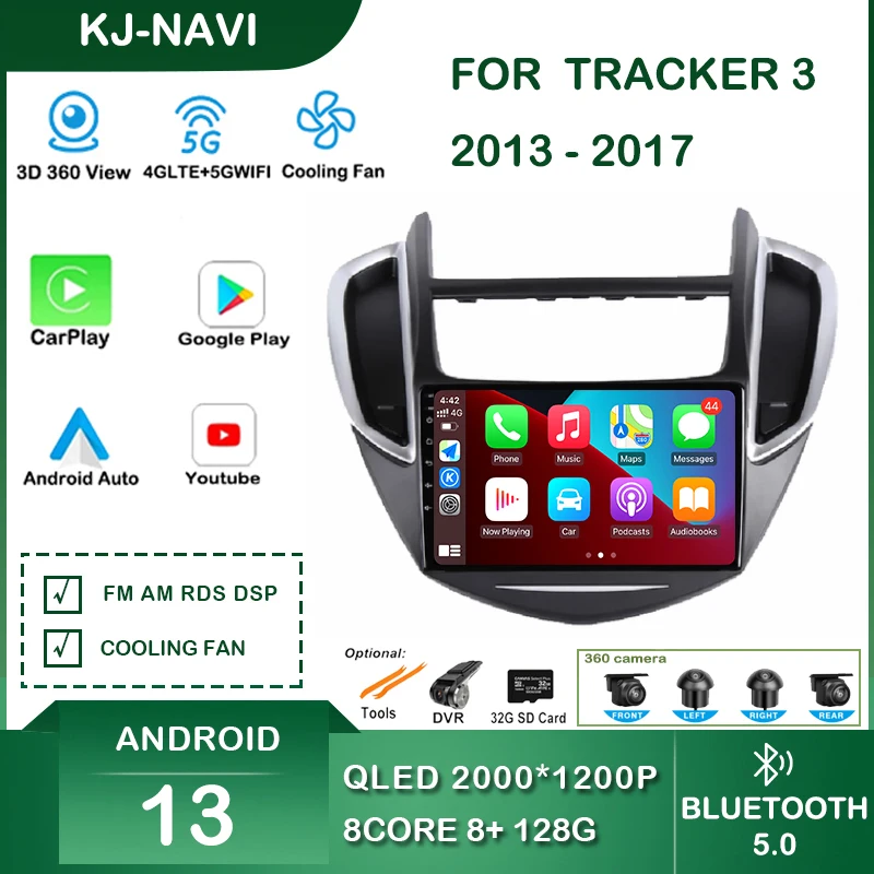 Car Radio Stereo For Chevrolet Tracker 3 2013 - 2017 Bluetooth Carplay Multimedia Android Player Navigation Intelligent System
Car Radio Stereo For Chevrolet Tracker 3 2013 - 2017 Bluetooth Carplay Multimedia Android Player Navigation Intelligent System
