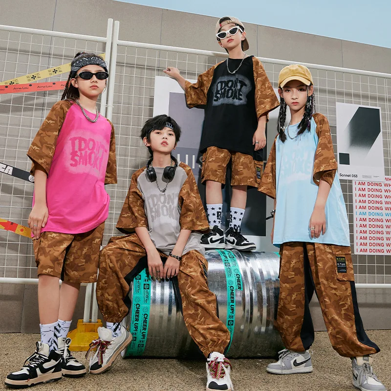 Hip Hop Dance Clothes for Kids Boys Tracksuit Loose Street Dance Performance Suit Teen Girls Kpop Jazz Dance Costume Stage Wear
Hip Hop Dance Clothes for Kids Boys Tracksuit Loose Street Dance Performance Suit Teen Girls Kpop Jazz Dance Costume Stage Wear