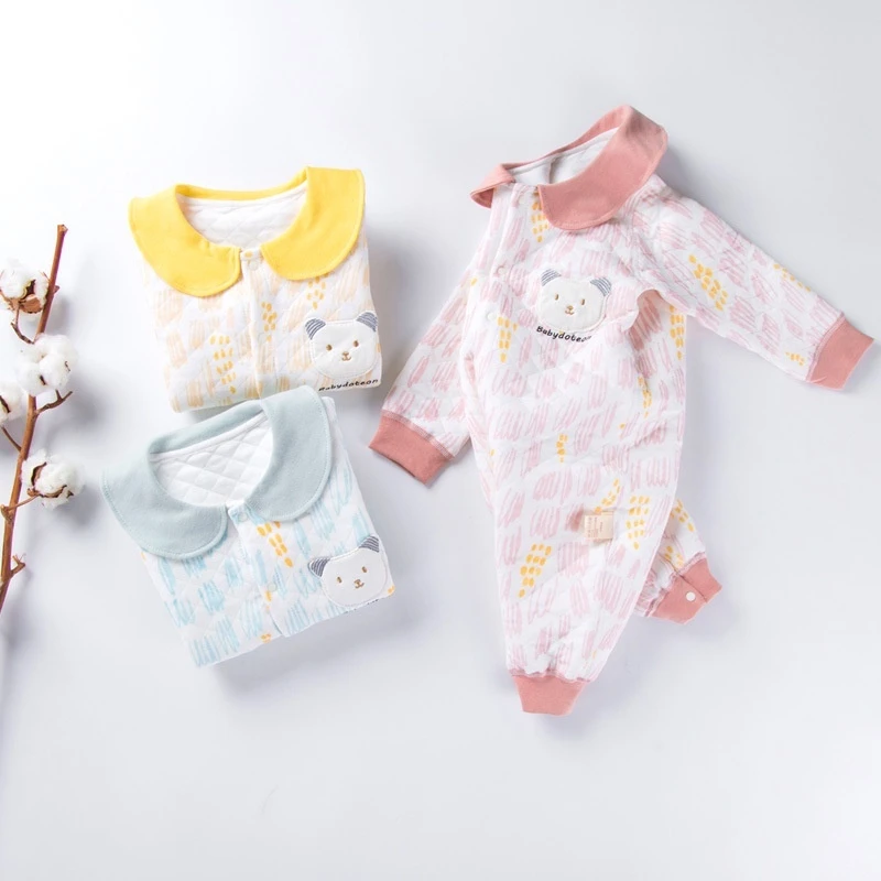 Baby Boy Cotton Thickened Long-sleeved Romper Baby Girl Doll Collar Clothes 6-18M
Baby Boy Cotton Thickened Long-sleeved Romper Baby Girl Doll Collar Clothes 6-18M