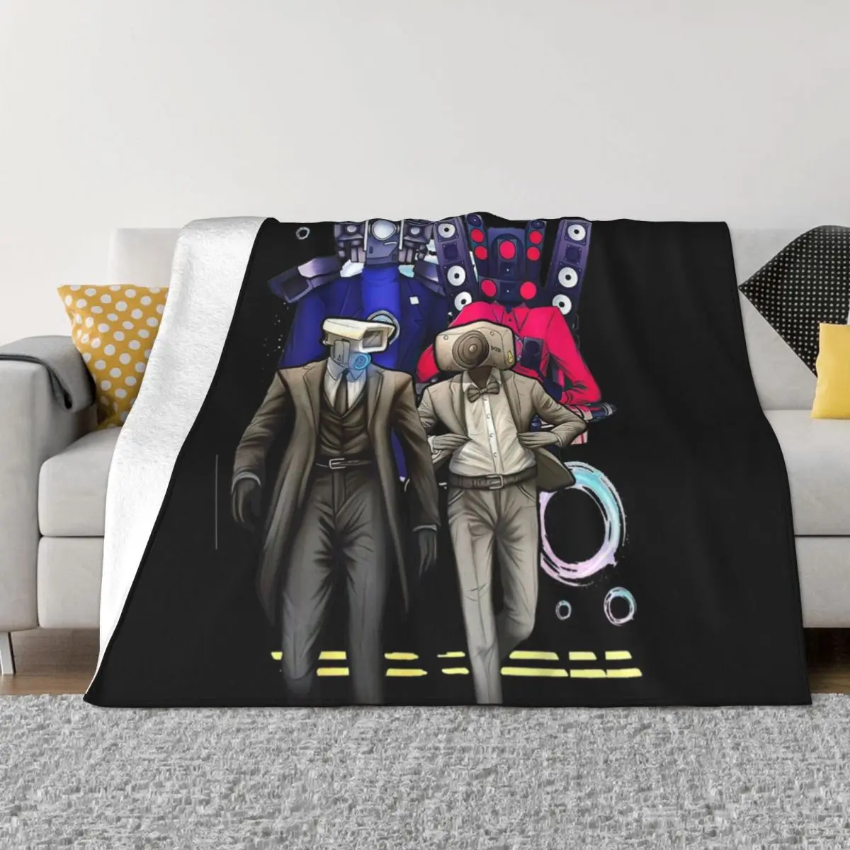 Caméraman and Speákerman Funny Throw Blanket Decorative Beds Nap Blankets
Caméraman and Speákerman Funny Throw Blanket Decorative Beds Nap Blankets