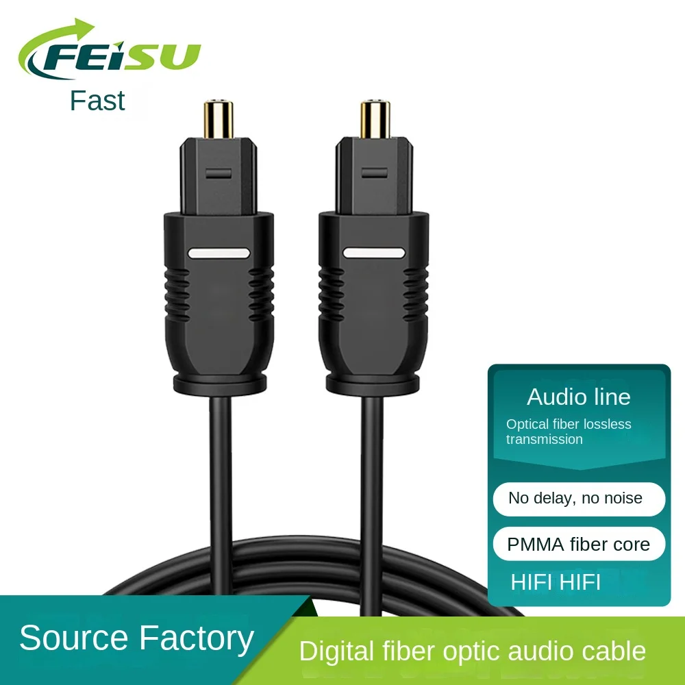 Toslink Цифровой аудио волоконно-оптический кабель SPDIF квадратный рот 5,1 каналов ТВ аудио соединительный кабель
Toslink Цифровой аудио волоконно-оптический кабель SPDIF квадратный рот 5,1 каналов ТВ аудио соединительный кабель