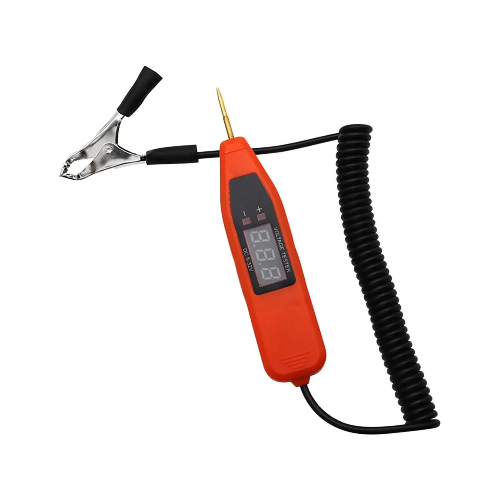 

Digital Display Voltage Tester Pen Automotive Maintenance Professional Circuit Fault Detection Tool 5V-32V Auto Voltage Test