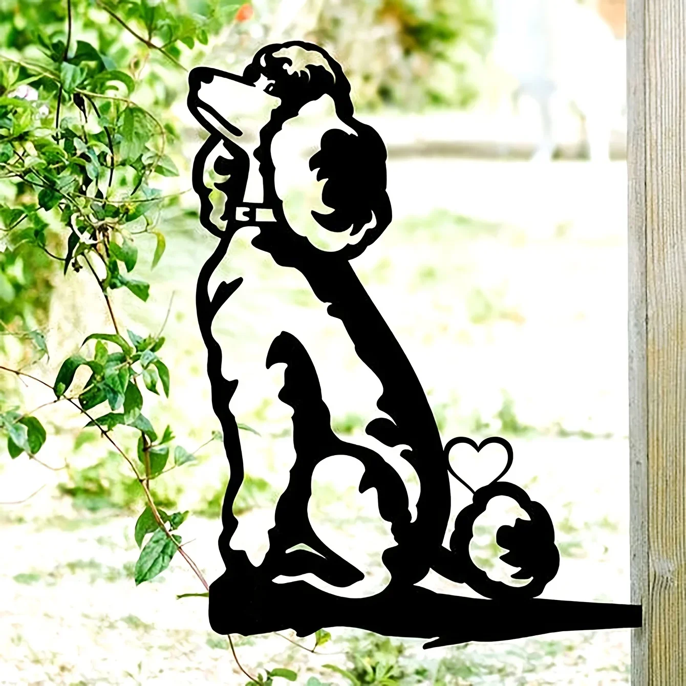 CIFBUY Decoration Hairy Dog Iron Art Silhouette Wall Hanging Art Garden Decorative Stakes Courtyard Decoration Birthdays Gifts H
CIFBUY Decoration Hairy Dog Iron Art Silhouette Wall Hanging Art Garden Decorative Stakes Courtyard Decoration Birthdays Gifts H