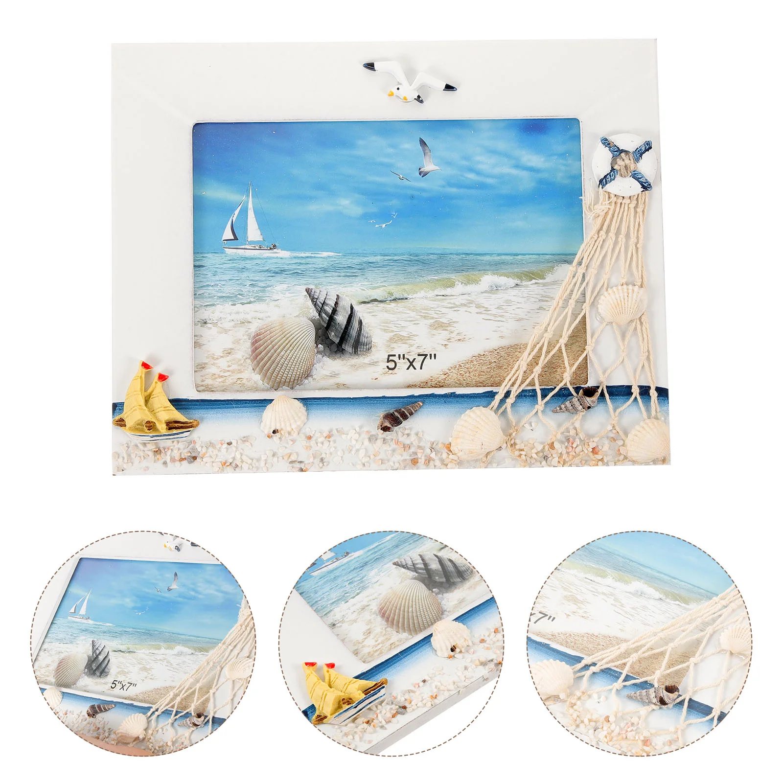 Photo Frame Party Supply Picture Marine Style Creative Prop Displaying Dining Table Decor
Photo Frame Party Supply Picture Marine Style Creative Prop Displaying Dining Table Decor